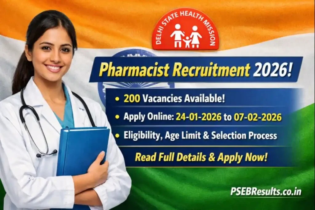 DSHM Pharmacist Recruitment 2026