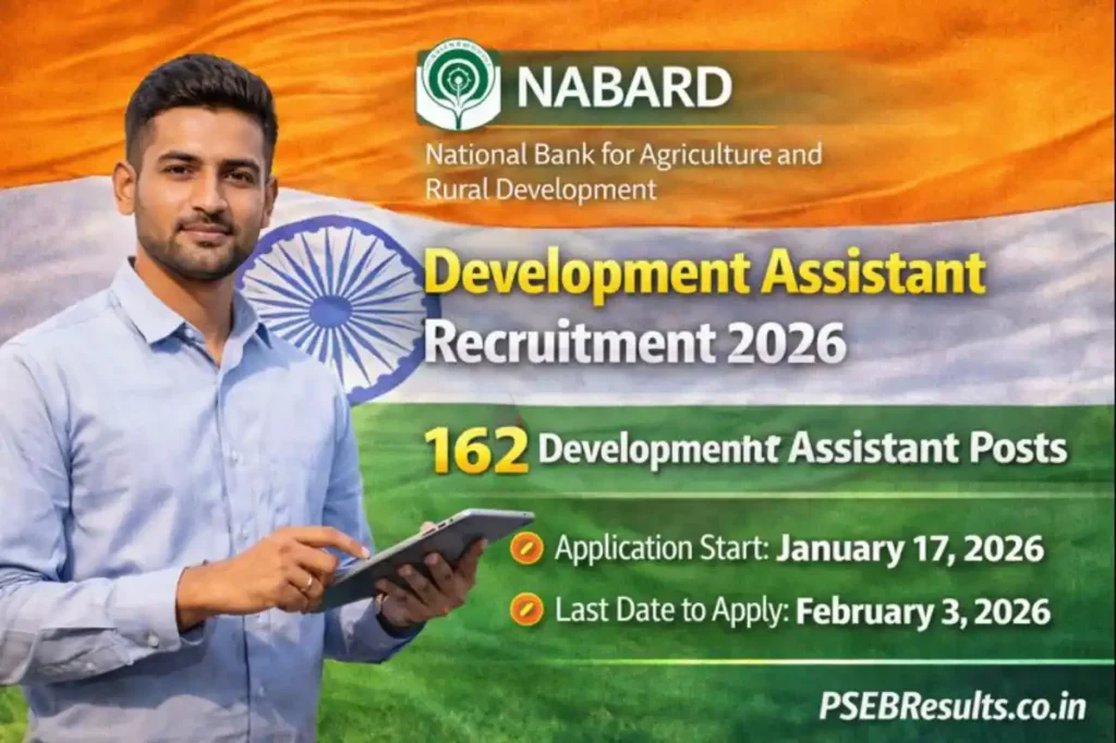 NABARD Recruitment 2026: 162 Development Assistant Posts | Apply Online @ nabard.org
