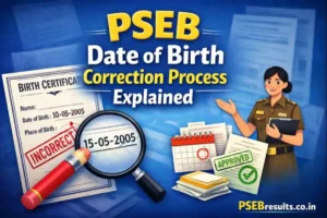 PSEB Date of Birth Correction Process Explained: Step-by-Step Guide for Punjab Board Students