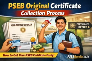 PSEB Original Certificate Collection Process