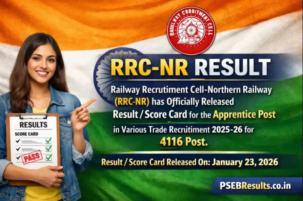 RRC NR Delhi Apprentice 2025 Result 2026: Out for 4116 ITI Posts