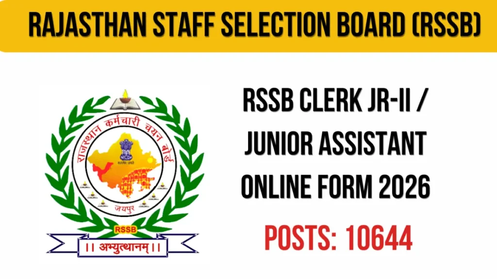 Rajasthan Staff Selection Board (RSSB)