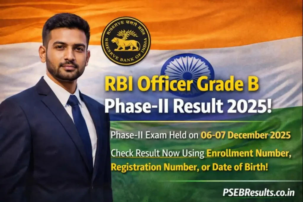 RBI Grade B Phase II Result 2026 Out