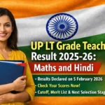 UP LT Grade Teacher Result 2025: Check Prelims Result Date, Cutoff & Merit List
