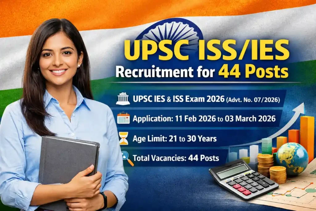 UPSC IES ISS 2026: Notification PDF Out for 44 Posts, Application Form Starts 11 Feb