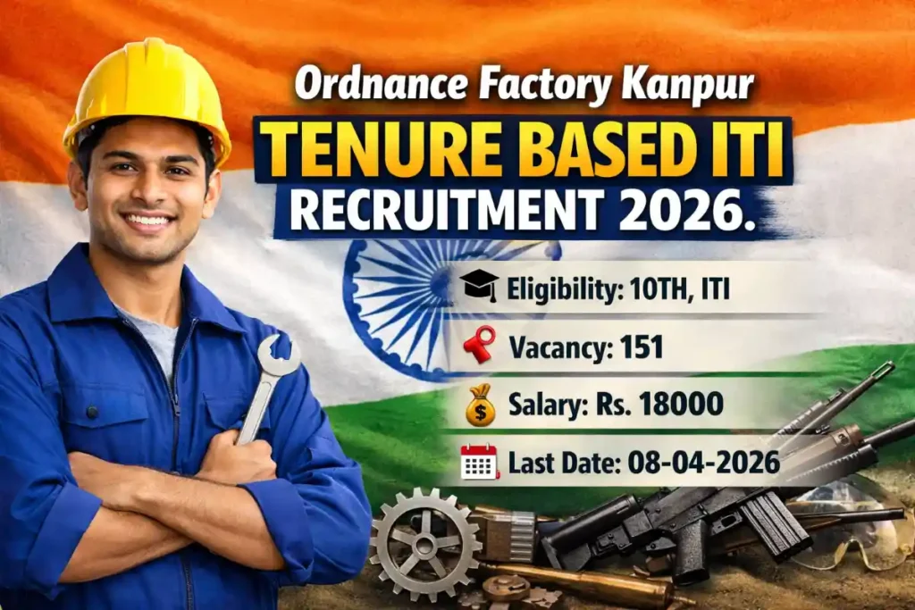 OFK Kanpur Recruitment 2026: Notification Out for Machinist, Electrician & Other Trades
