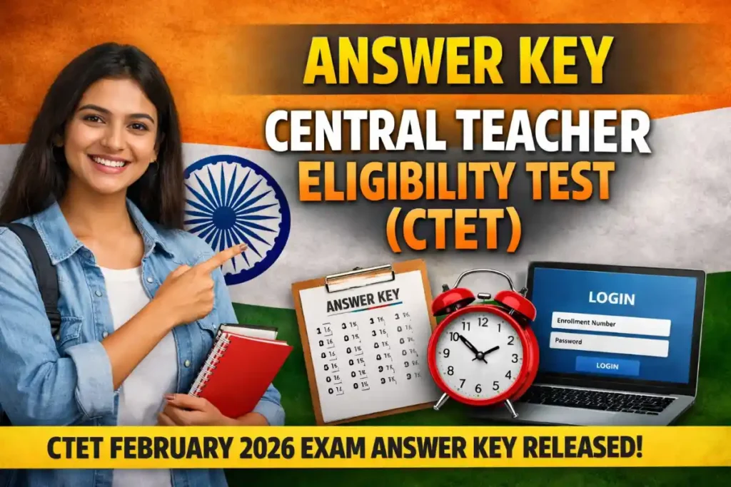 CTET February 2026 Answer Key OUT at ctet.nic.in